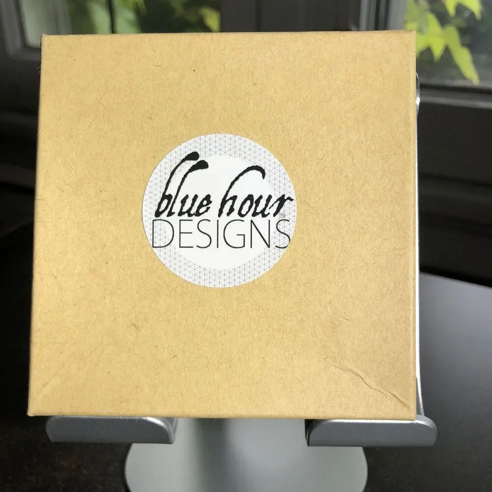 Silver Scoop Earrings Large Arc Shaped Handmade Jewelry By Blue Hour Design - Picture 8 of 8